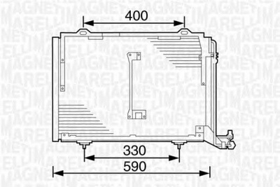 MAGNETI MARELLI 350203232000 -  Конденсатор, кондиционер